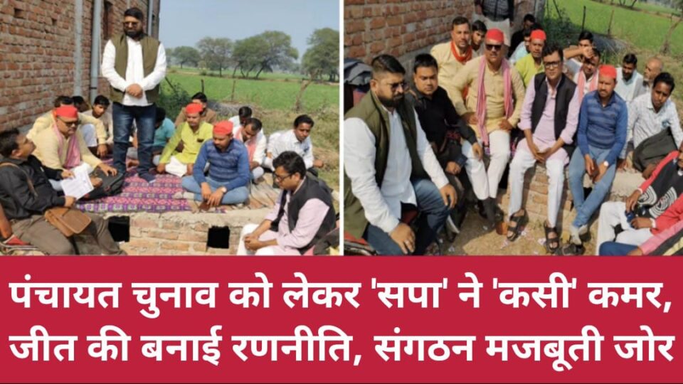 पंचायत चुनाव को लेकर सपा ने 'कसी' कमर: जीत की बनाई रणनीति, संगठन मजबूती जोर