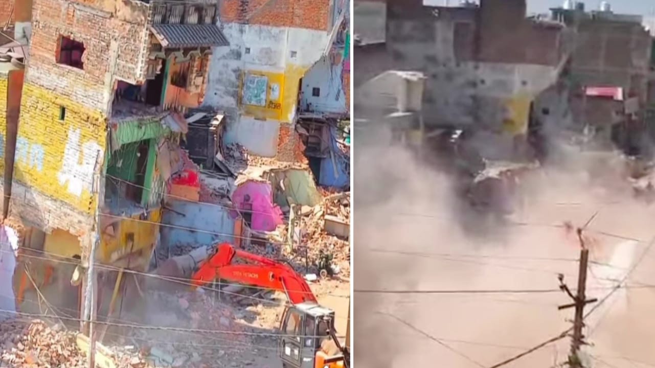 बुलडोजर के नीचे 'दबा' सिस्टम: चार मंजिला इमारत ढही, जिम्मेदारी से अफसरों नें झाड़ा पल्ला !