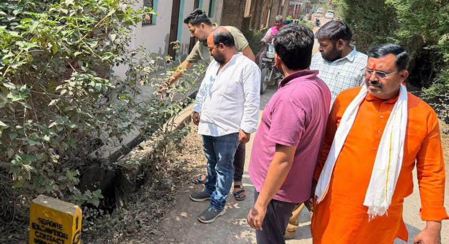 प्रतिनिधि अंकित ने "विकास" को दी "रफ्तार": निर्माण कार्यों की परखी "जमीनी हकीकत" 