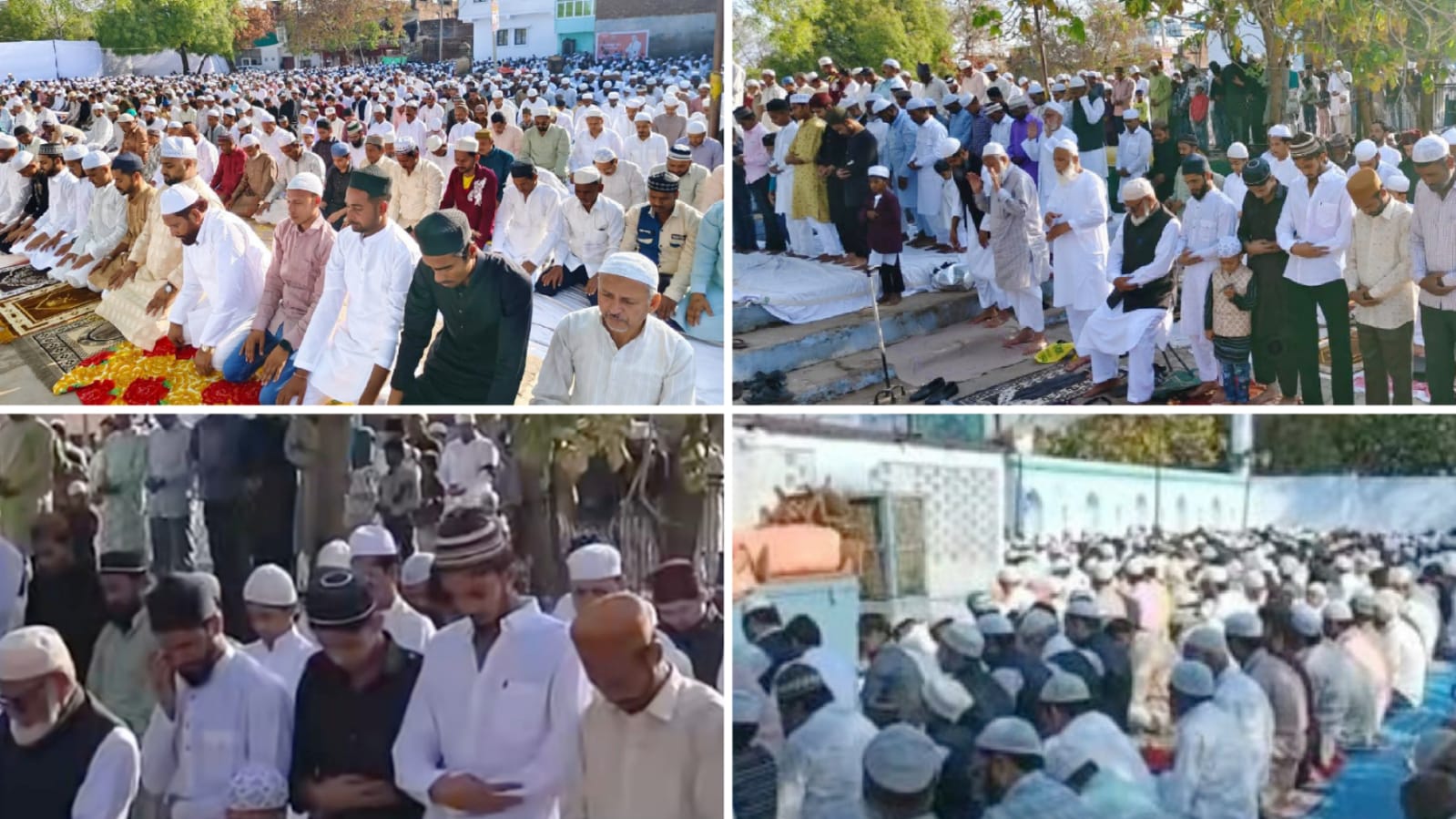 ईद की 'नमाज' में गूंजा 'अमन' का पैगाम: विश्व शांति की मांगी 'दुआ'