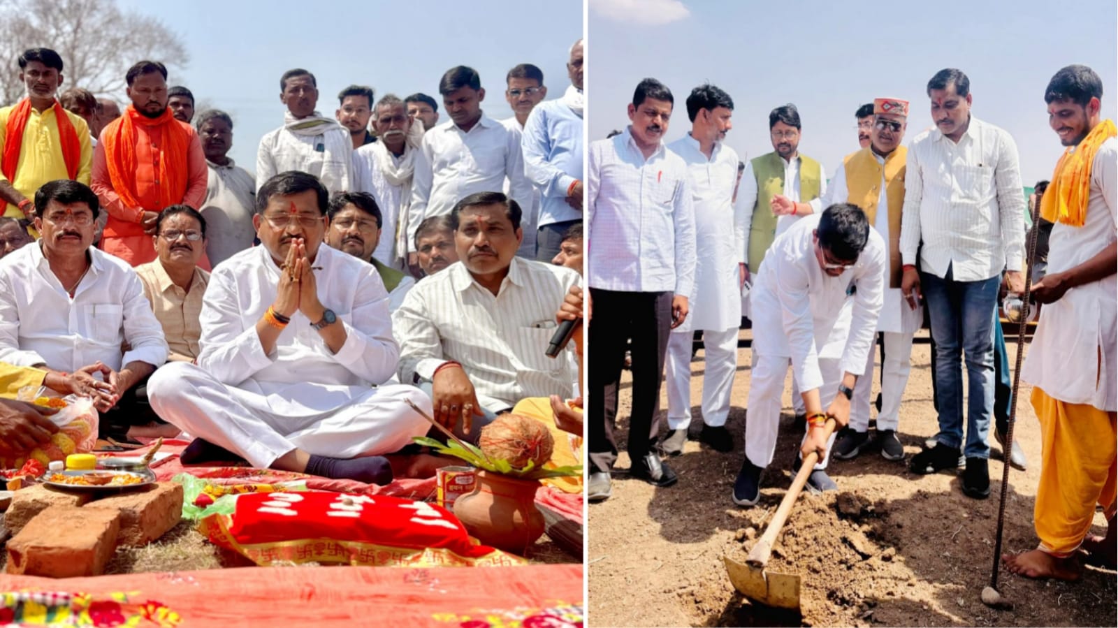 मंत्री रामकेश द्वारा 'विकास' का शंखनाद: 'लघु सेतु' शिलान्यास से 'बदलेगा' क्षेत्र का 'भविष्य'