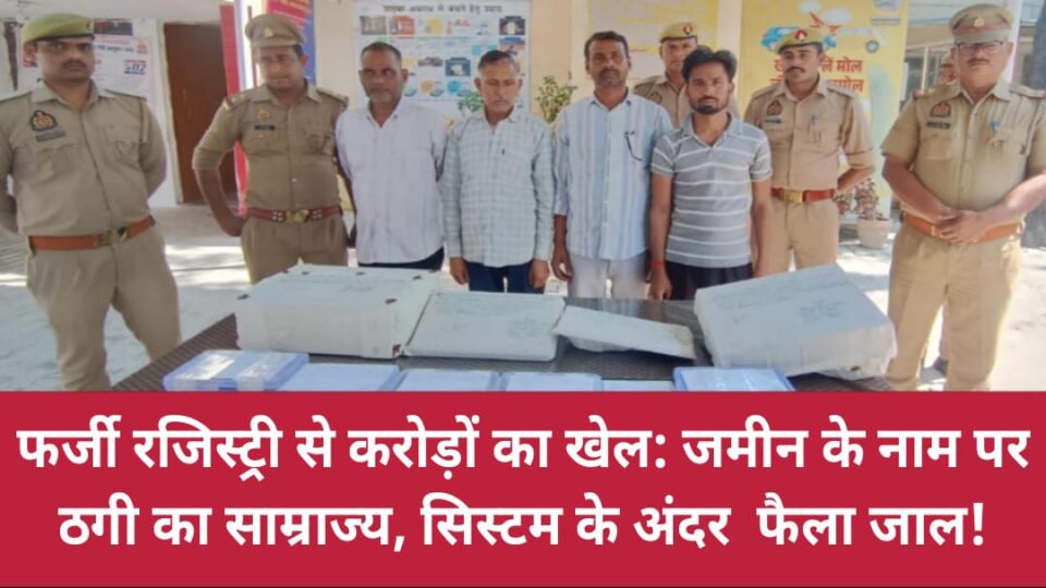 फर्जी रजिस्ट्री से करोड़ों का खेल: जमीन के नाम पर ठगी का साम्राज्य, सिस्टम के अंदर फैला जाल !