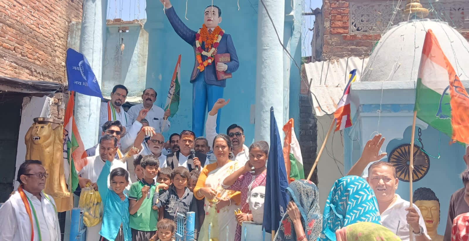 अंबेडकर जयंती पर कांग्रेस की हुंकार: भाजपा -आरएसएस पर तीखा प्रहार 