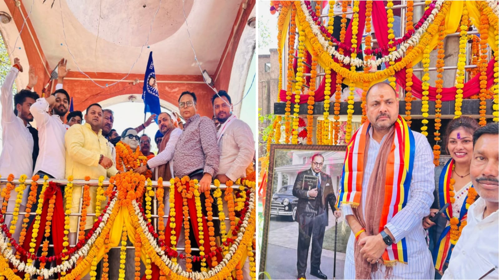 भाजपा का अंबेडकर जयंती पर शक्ति प्रदर्शन: हर बूथ दी श्रद्धांजलि