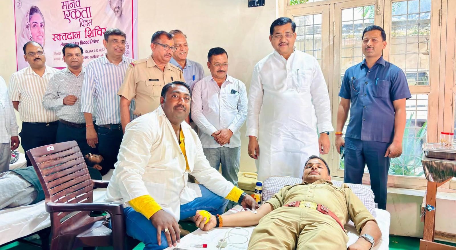 मंत्री रामकेश बोले: रक्त नाड़ियों में बहे,नालियों में नहीं, मानवता का दिखा 'अनूठा' संगम