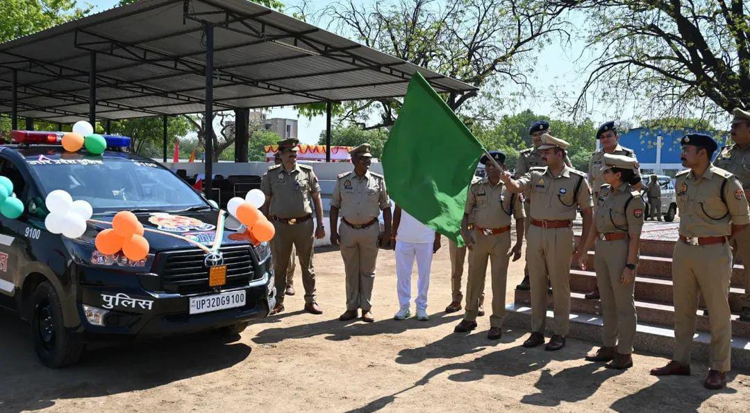 बांदा में कानून-व्यवस्था को मिली ‘टर्बो स्पीड’: डायल 112 में शामिल हुए 16 पीआरवी वाहन