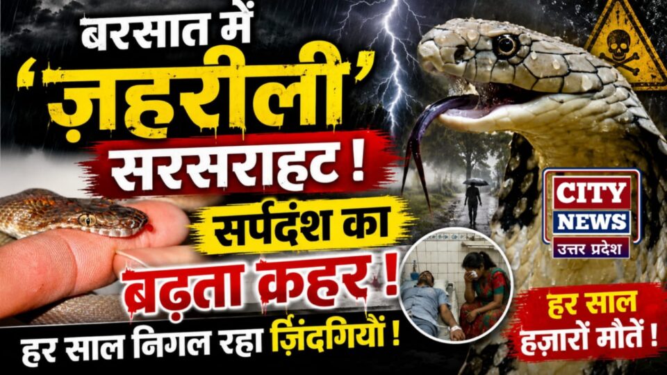 बरसात में 'ज़हरीली' सरसराहट : सर्पदंश का बढ़ता कहर, हर साल निगल रहा ज़िंदगियाँ