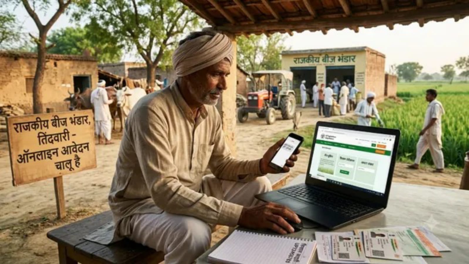 बिचौलियों पर 'प्रहार' : ऑनलाइन सिस्टम से अब किसानों को मिलेगा 'बीज', बदल गई व्यवस्था