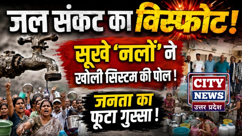 जल संकट का 'विस्फोट': सूखे नलों ने खोली सिस्टम की पोल, अब फूटा जनता का गुस्सा !