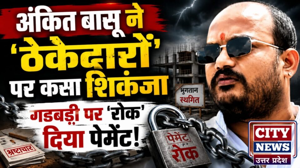 अंकित बासू ने 'ठेकेदारों' पर 'कसा शिकंजा': गड़बड़ी पर 'रोक' दिया पेमेंट !