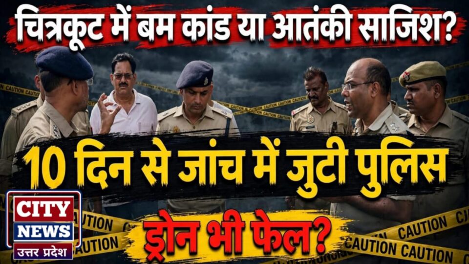 चित्रकूट में 'बम कांड या आतंकी साजिश' ? दस दिन से 'धड़-सिर' ढूंढ रही पुलिस, ड्रोन भी फेल