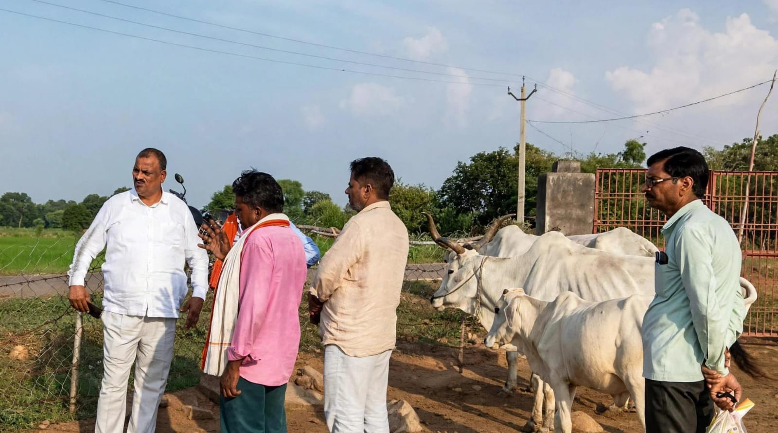 ब्लाक प्रमुख अरविंद मिश्रा "गौ सेवा" के प्रति "समर्पित": चहारदीवारी के लिए दिए 10 लाख