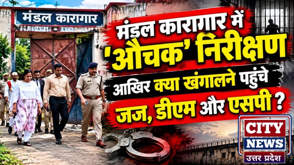 मंडल कारागार में 'औचक' निरीक्षण: आखिर क्या 'खंगालने' पहुंचे जज, डीएम और एसपी ?