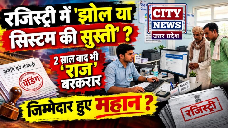 रजिस्ट्री में 'झोल या सिस्टम की सुस्ती' ? दो साल बाद भी 'राज' बरकरार, जिम्मेदार हुए महान ?