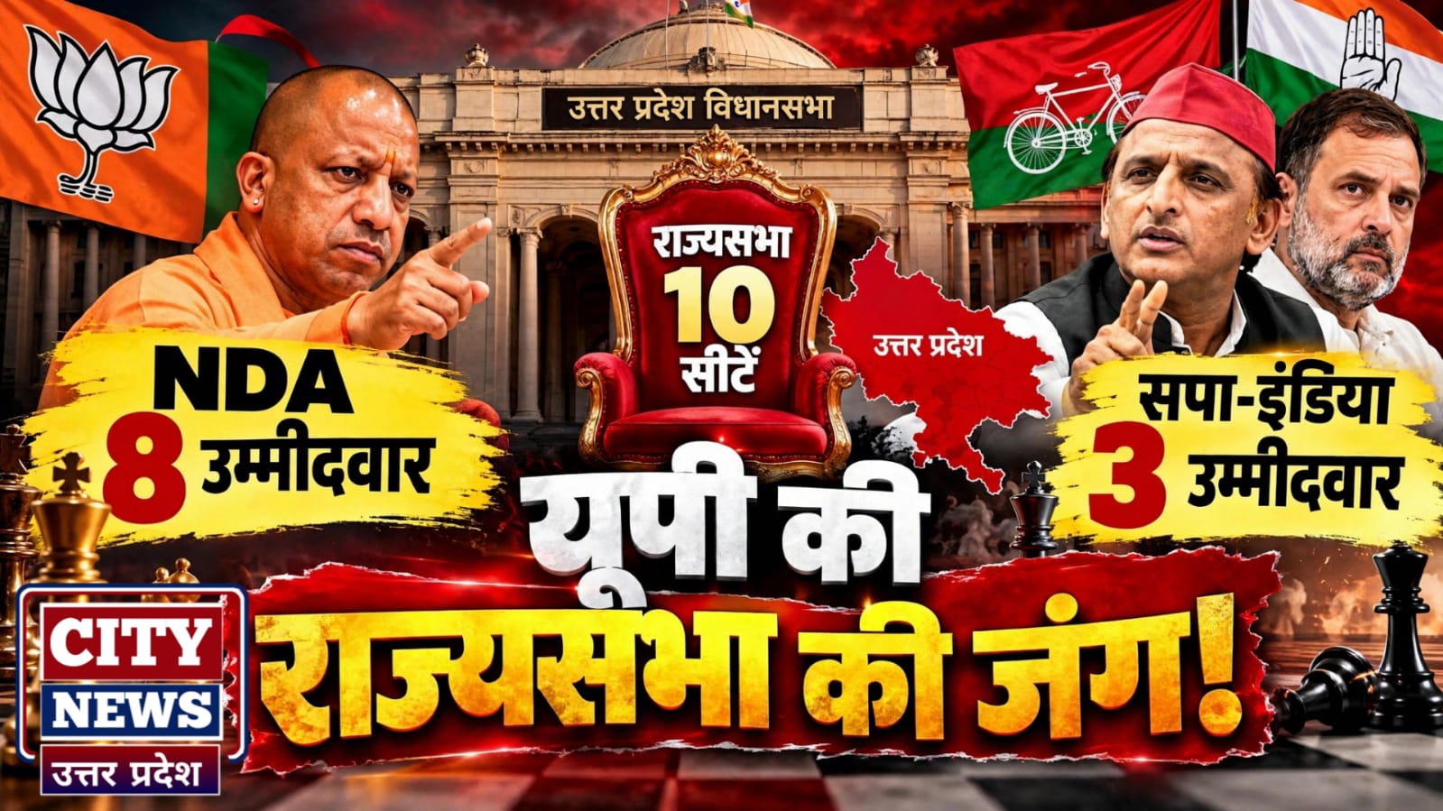 चित्रकूट मंडल के अपने 'विधायक' पर भाजपा की 'निगरानी' ! क्रास वोटिंग को लेकर 'भाजपा एवं सपा' में शतरंज