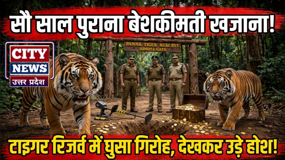 'सौ साल' पुराने 'बेशक़ीमती खजाने' की खुदाई: टाइगर रिजर्व में घुसा गिरोह, देखकर उड़े होश