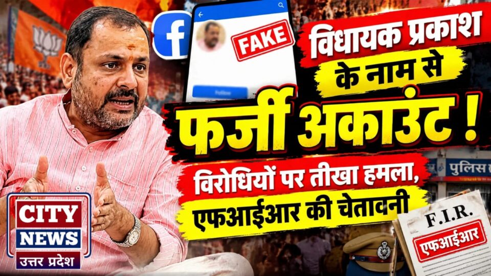 विधायक प्रकाश के 'नाम' से 'फर्जी' अकाउंट: विरोधियों पर तीखा हमला, एफआईआर की चेतावनी